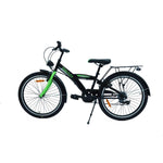 CHANTY Roader 24" Sort & Grøn Drengecykel | 7 Gear |