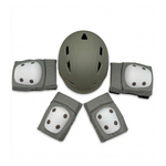 CHANTY Kids Helmet + Pads – Sand Beige